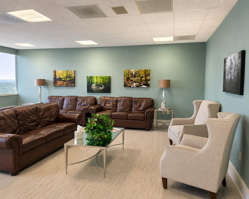 Reception area at Psychiatric Associates of Arkansas